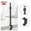 Jmary MT49 Light Stand Tabletop C Clamp Desk Mount Table Stand Table Tripod for Camera, Ring Light, Streaming, Photo Video Shooting