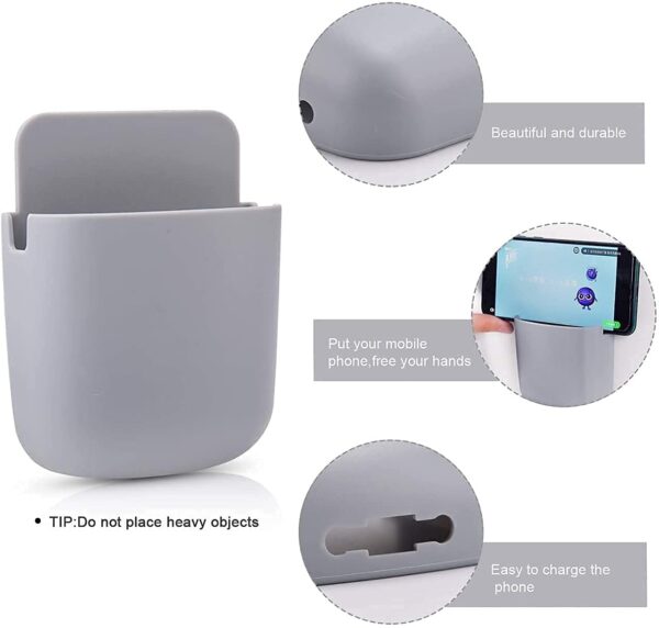 KYLEX-8-Pc-Multipurpose-Mobile-Holder-for-HomeWall-Mount-Phone-Holder-Charging-Remote-Storage-Organizer-Case-for-MobilePhone-StandStationary-RackToothbrush-for-Home-OfficeWhite-Black.jpg KYLEX 8 Pc Multipurpose Mobile Holder for Home,Wall Mount Phone Holder & Charging Remote Storage Organizer Case for Mobile,Phone Stand,Stationary Rack,Toothbrush for Home & Office(White & Black)