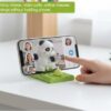 Kawaii Phone Stand – Cute Desk Ornament Universal Holder for All Smartphones & Tablets – Adorable Desktop Cat, Dog, Bear, Panda Figurine for Office, Home, Gift (Kung Fu Fighter Panda)