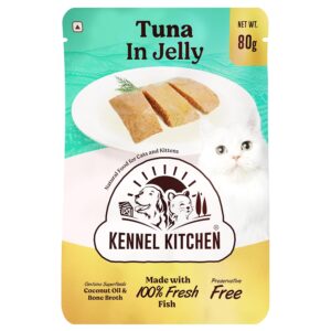 Kennel Kitchen Tuna in Jelly,12 x 80g Each. Grain Free Kennel Kitchen Tuna in Jelly,12 x 80g Each. Grain Free Wet Cat Food for Adults and Kittens,