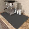Kitchen Dish Drying Mat – Large, Non-Slip, Water Absorbent, Quick Drying Mat for Dishes, Glasses & Utensils(60X40)