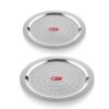 Kitchen Expert - Steel Hole Lid | Set of 2 Kitchen Expert - Steel Hole Lid | Set of 2 | Lid Covers for Utensils | Milk Cover Plate| Steel Jali Plate | Essential Set for Kitchen | Multipurpose