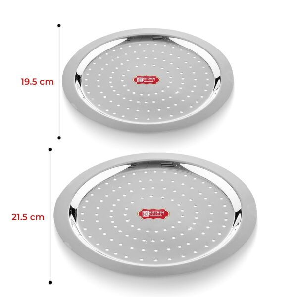 Kitchen-Expert-Steel-Hole-Lid-Set-of-2-Lid-Covers-for-Utensils-Milk-Cover-Plate-Steel-Jali-Plate-Essential-Set-for-Kitchen-Multipurpose.jpg Kitchen Expert - Steel Hole Lid | Set of 2 | Lid Covers for Utensils | Milk Cover Plate| Steel Jali Plate | Essential Set for Kitchen | Multipurpose