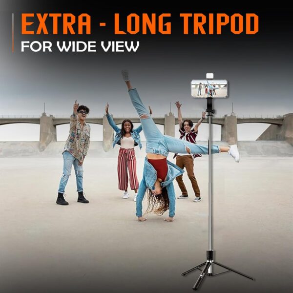 Kratos-K9-Selfie-Stick-Tripod-With-Light-67-inch-170CM-Reinforced-Tripod-for-Mobile-Phone-Multi-Functional-Bluetooth-Long-Selfie-Stick-for-TravelVloggingCompatible-with-iPhone-and-All-Smartphones.jpg Kratos K9 Selfie Stick Tripod With Light, 67 inch /170CM Reinforced Tripod for Mobile Phone, Multi-Functional Bluetooth Long Selfie Stick for Travel,Vlogging,Compatible with iPhone and All Smartphones