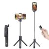 Kratos Upgraded 2026 Selfie Stick Stand,Extendable Selfie Stick for Mobile Kratos Upgraded 2026 Selfie Stick Stand,Extendable Selfie Stick for Mobile Phone with Bluetooth Remote,3-in-1 Multifunctional Design for All Smartphines Phones