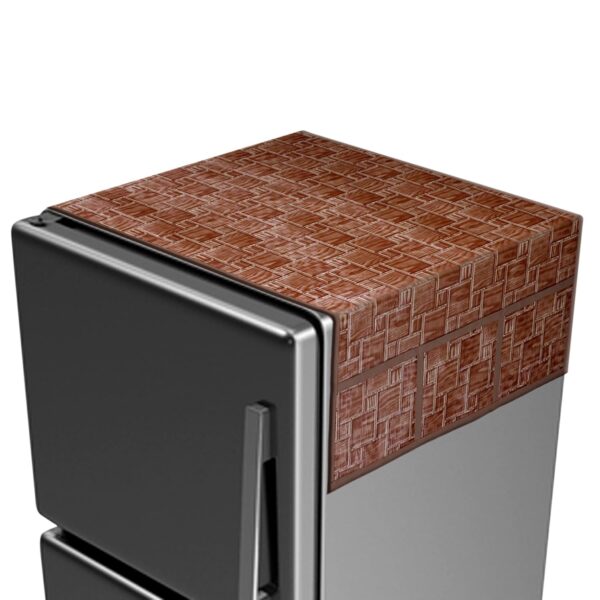 Kuber-Industries-Fridge-Top-Cover-Fridge-Top-Cover-with-Pockets-Refrigerator-Top-Cover-for-Kitchen-Fridge-Top-Cover-with-6-Utility-Pockets-New-Check-Fridge-Cover-Brown.jpg Kuber Industries Fridge Top Cover | Fridge Top Cover with Pockets | Refrigerator Top Cover for Kitchen | Fridge Top Cover with 6 Utility Pockets | New Check Fridge Cover | Brown