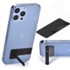 LIRAMARK Phone Kickstand/Phone Stand/Mobile Holder, Vertical and Horizontal Stand, Adjustable LIRAMARK Phone Kickstand/Phone Stand/Mobile Holder, Vertical and Horizontal Stand, Adjustable Angle, Compatible with iPhone & Any Other Cellphone (Pack of 1)
