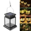 LITVERSE Solar Lanterns Outdoor Waterproof Hanging Lantern Lamp 30 LED Solar Tree Lights Outdoor, Solar Camping Lights, Lantern Decorative For Patio Yard Camping Garden Christmas Decor(1 Pack),White