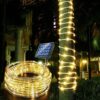 Litverse Solar Rope Lights | 12Meter |100 Led | 8 Modes Fairy Lights | Outdoor Decoration | Waterproof Festive Lighting | Garden, Yard, Balcony, Party,Festival Restaurant,Diwali Décor - Wamwhite