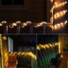 Litverse Solar Rope Lights | 12Meter |100 Led | 8 Modes Fairy Lights | Outdoor Decoration | Waterproof Festive Lighting | Garden, Yard, Balcony, Party,Festival Restaurant,Diwali Décor - Wamwhite
