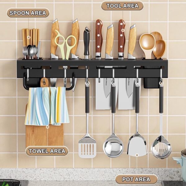 Metal-Spoon-Holder-Organiser-For-Kitchen-Shelf-Wall-Mount-Knife-Holder-With-Towel-Hanger-Spatulas-Hanging-Hooks-Multi-Purpose-Cutlery-Holder-Storage-Rack.jpg Metal Spoon Holder Organiser For Kitchen Shelf Wall Mount Knife Holder With Towel Hanger Spatulas Hanging Hooks Multi-Purpose Cutlery Holder Storage Rack