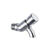 New Ware Water Tap Push Cock for Bathroom Accessories, Kitchen, New Ware Water Tap Push Cock for Bathroom Accessories, Kitchen, Wash Basin, Kitchen Sink PMT/Brass Bib Tap for Wash Basin (Chrome Finished/Silver)