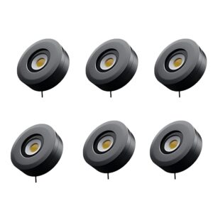 OCL 5W Black Body Cool White COB LED Surface Ceiling OCL 5W Black Body Cool White COB LED Surface Ceiling Light | IP65 Waterproof Energy Efficient Spot Light | Indoor Outdoor Light for Home, Balcony, Garden, Bedroom, Bathroom | Pack of 6