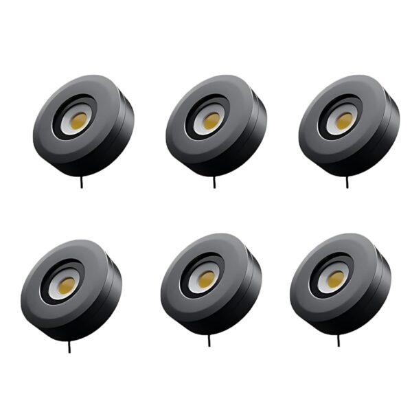 OCL 5W Black Body Cool White COB LED Surface Ceiling OCL 5W Black Body Cool White COB LED Surface Ceiling Light | IP65 Waterproof Energy Efficient Spot Light | Indoor Outdoor Light for Home, Balcony, Garden, Bedroom, Bathroom | Pack of 6
