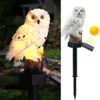 OWL Garden Solar Lights Outdoor OWL LED Waterproof Garden Stake Lights, Lawn Lamp Light for Garden, Balcony, Patio, Yard Landscape Lighting