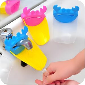 Oblivion Tap Extension for Kitchen Sink 1 Pc – Multicolor Flexible Silicone Faucet for Kids & Adults, Kitchen & Bathroom Sink Tap Extender for Basin Border Easy Hand Washing with Duck Mouth Design