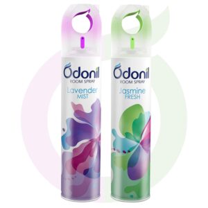 Odonil Air Freshener Room Spray - 440 ml Combo (Pack Odonil Air Freshener Room Spray - 440 ml Combo (Pack of 2, 220ml each) | Lavender Mist & Jasmine Fresh | Nature Inspired Fragrance for Home & Office | Long Lasting Fragrance | Instant Freshness