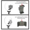 Osaka­® 10" (25.4 cm) Professional LED Ring Light with Tripod Stand for Mobile Phones & Camera, 3 Color Temperature Mode Dimmable Lighting for Photo Shoot YouTube Video Shooting