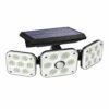Outdoor Solar Light, Solar Light with Motion Sensor Ip65 Waterproof 138 Led Outdoor Solar Floodlight 3 Heads for Garden (1)