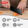 PANCA Knife Set of 3 Stainless Steel Knives for Kitchen| Sharp Edge Cutting Chef Knifes for Chopping Vegetables, Fruits, Multipurpose Knife, Kitchen Tools(Set of 3) (Black)