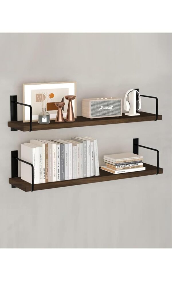 Pack of 2, Self Adhesive Bathroom Shelf for Wall Shelf Organizer Wall Mounted Bathroom Shelves Rack Holder Stand for Bathroom Accessories Organiser Without Drill (Pack of 2)