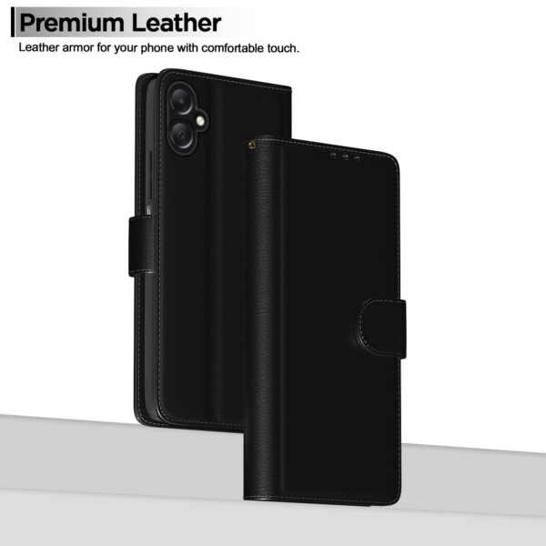 Pikkme-Flip-Cover-for-Samsung-Galaxy-A05-M05-F05-Leather-Finish-Shockproof-with-Card-Pockets-Wallet-Stand-Ultimate-Protection-CaseBlack.jpg Pikkme Flip Cover for Samsung Galaxy A05 / M05 / F05 | Leather Finish | Shockproof with Card Pockets & Wallet Stand | Ultimate Protection Case(Black)