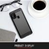 Pikkme Samsung Galaxy M31 / F41 / M31 Prime Back Cover |Hybrid Shock Proof | Matte Soft Silicon Flexible | Back Case for Samsung Galaxy M31 / F41 / M31 Prime (Black)