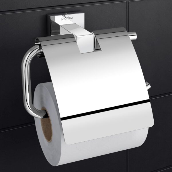 Plantex 304 Grade Stainless Steel Tissue Paper Holder/Toilet Paper Roll Holder/Toilet Paper Holder for Bathroom Accessories - Splash (Chrome)