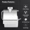 Plantex 304 Grade Stainless Steel Tissue Paper Holder/Toilet Paper Roll Holder/Toilet Paper Holder for Bathroom Accessories - Splash (Chrome)