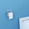 Plantex Self Adhesive Toilet Paper Roll Holder/Toilet Tissue Paper Holder/Toilet Roll Holder for Bathroom Accessories (Chrome - Pack of 2)