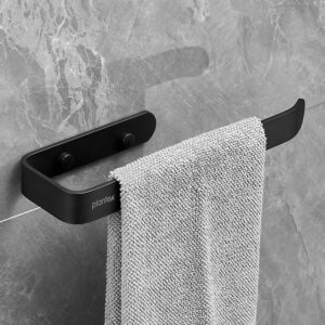 Plantex Space Aluminium Napkin Holder for Wash Basin/Towel Hanger for Bathroom/Napkin Holder in Kitchen/Bathroom Accessories (Black - Powder Coated)