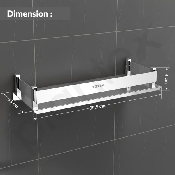 Plantex-Stainless-Steel-Bathroom-Shelf-RackBathroom-OrganizerWall-Shelf-for-Bathroom-Accessories-SetKitchen-StandKitchen-Shelves-Racks-Chrome-12x5-Inch.jpg Plantex Stainless Steel Bathroom Shelf Rack/Bathroom Organizer/Wall Shelf for Bathroom Accessories Set/Kitchen Stand/Kitchen Shelves & Racks - Chrome (12x5 Inch)