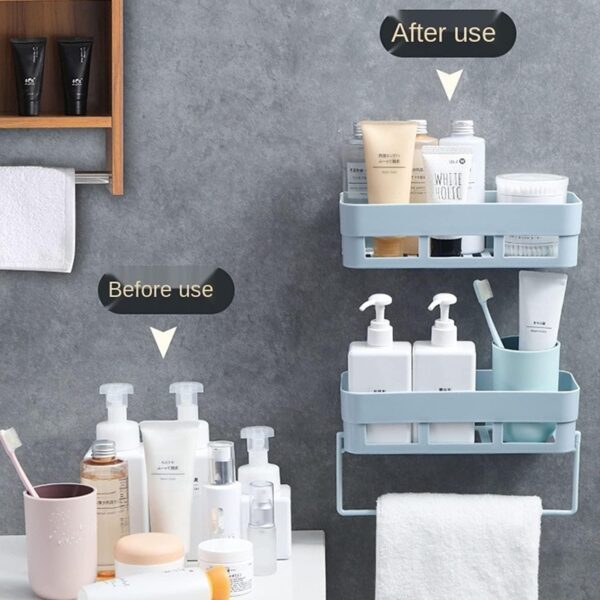 Plastic-Bathroom-Accessories-1-Pack-Bathroom-Organizer-Bathroom-Rack-Bathroom-Shelf-for-Wall-Bathroom-Stand-Self-Adhesive-Bathroom-Shelf-Washroom-Accessories-Bathroom-Racks-and-Shelves.jpg Plastic Bathroom Accessories 1 Pack, Bathroom Organizer, Bathroom Rack, Bathroom Shelf for Wall, Bathroom Stand, Self Adhesive Bathroom Shelf, Washroom Accessories, Bathroom Racks and Shelves