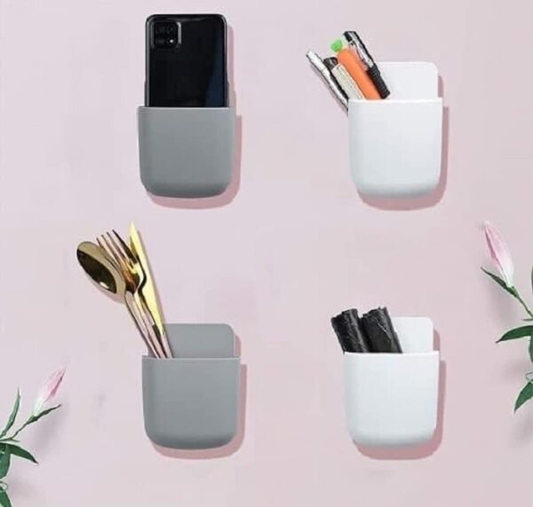 Plastic-Wall-Mounted-Storage-Box-Remote-Storage-Organizer-Case-for-Air-Conditioner-TV-Mobile-Phone-Plug-Holder-Stand-Rack-Phone-Charger-Plug-911.5L-x-9W-x-3.5H-cm-x-45-Centimeters.jpg Plastic Wall Mounted Storage Box Remote Storage Organizer Case for Air Conditioner TV Mobile Phone Plug Holder Stand Rack, Phone Charger Plug, 9,(11.5L x 9W x 3.5H cm) x 45 Centimeters