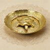 Plus Value Vastu Feng Shui Brass Tortoise with Plate for Career Opportunities and Good Luck Brass Turtle Metal Kachua Plate Handicraft Decor Items for Home, Office for Mom Dad Housewarming
