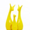 Polyresin Deer Family Showpieces | Home Decor Lucky Deer | Modern showpiece | Decorative Items Living Room | for Home Office Decor Best for Gifting (Set of 3 Deer) CR-805