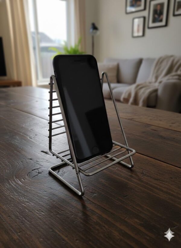 Premium-Steel-Phone-Stand-Mobile-Holder-Adjustable-Desktop-Holder-Silver-Chrome-Finish-Universal-Compatibility-for-Smartphones-and-Tablets.jpg Premium Steel Phone Stand, Mobile Holder Adjustable Desktop Holder, Silver Chrome Finish, Universal Compatibility for Smartphones and Tablets