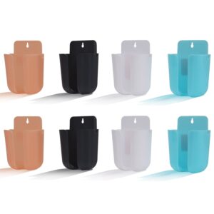 Primelife Plastic Mobile Charging Stand Key Holder, Cloth Hanger for Rumal, Toval Suitable for Wall Home Living Room, Kitchen, Bathroom, Office, School - Multicolor (PH-Prime - 8)