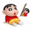 RAJMAAN Shinchan Action Figure Mobile Holder Size -5.8 inch X 2.6 inch | Medium Size | Figurine Cartoon Figures Toys for Boys & Girls PVC Super Stable Phone Holder for Phones and Tablets
