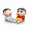RAJMAAN Shinchan Red Action Figure Mobile Holder, Cute PVC Cartoon Phone Stand for Desk or Car, Stable Anti-Slip Holder for Kids, Teens, and Anime Fans