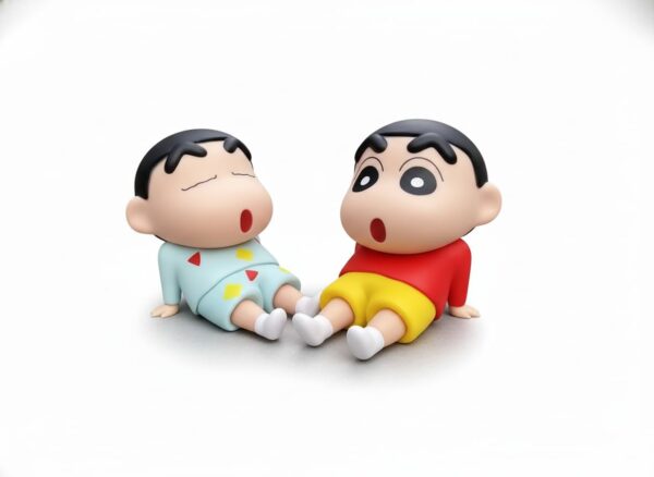 RAJMAAN Shinchan Red Action Figure Mobile Holder, Cute PVC Cartoon Phone Stand for Desk or Car, Stable Anti-Slip Holder for Kids, Teens, and Anime Fans