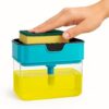 REIKI-2-in-1-Soap-Dispenser-for-Kitchen-Accessories-Dishwasher-Liquid-Holder-Liquid-Dispenser-Pump-400-ML-with-Sponge-Holder-Kitchen-Sink-Accessories-Items.jpg REIKI 2 in 1 Soap Dispenser for Kitchen Accessories Dishwasher Liquid Holder Liquid Dispenser Pump 400 ML with Sponge Holder Kitchen Sink Accessories Items