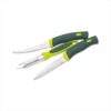 RITU Stainless Steel Kitchen Knife and Peeler Set of 3 RITU Stainless Steel Kitchen Knife and Peeler Set of 3 Combo | for Daily Use | Sharp Blades Multipurpose Peeling Cutting Tool | Rust -Resistant Durable Blades | Green Ergonomic Handle