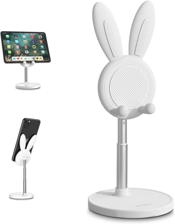 Rabbit-Cartoon-Phone-and-Tablet-StandDesktop-Holder-for-Hands-Free-Viewing-Telescopic-Desktop-Holder-Phone-Stand-Pack-of-1Multicolor.jpg Rabbit Cartoon Phone and Tablet Stand,Desktop Holder for Hands-Free Viewing Telescopic Desktop Holder, Phone Stand (Pack of 1,Multicolor)