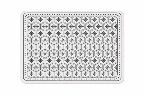 RichAxis Large Dish Drying Mat for Kitchen Slab - 40x50 cm Water Absorbing Mat for Kitchen Utensils, Non-Slip Quick Drying Mat, Absorbent Kitchen Drying Mats (Black)