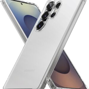 Ringke Fusion Matte Compatible with Samsung Galaxy S25 Ultra Case Cover Anti Fingerprint Hard Back Soft Flexible TPU Bumper Scratch Resistant Natural Form S25 Ultra Back Cover - Matte Clear