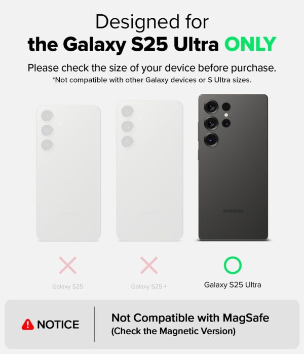 Ringke Onyx Compatible with Samsung Galaxy S25 Ultra Case Cover Rugged Flexible Durable Anti-Slip TPU Protection Shockproof S25 Ultra Back Cover - Camo Green