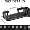 Royal- Pro Bathroom Shelf for Wall Pack of 2 Shelf with Self Adhesive Stickers Washroom Organizer with Accessories Wall Mount Shelves Racks for Bathroom Storage