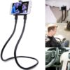 SKYCELL Lazy Neck Phone Tabletops Holder, Neck Hanging Mobile Cell Phone Stand, Multiple Function Bracket, Flexible Rotating Mounts Universal for Smartphones