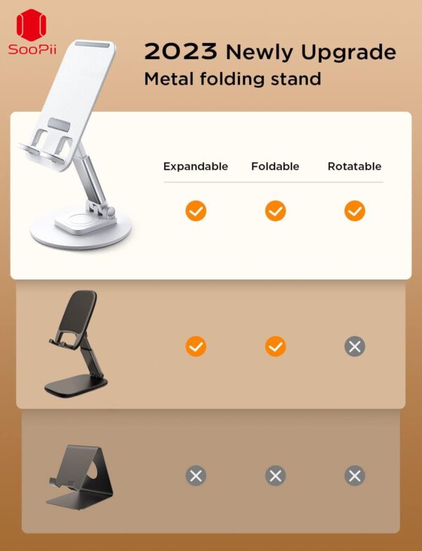 SOOPII-Desktop-Premium-A-Quality-Mobile-Phone-Stand-Tablet-Stand-Tab-Stand-Mobile-Holder-Adjustable-Foldable-Mobile-Stand-Stand-for-Mobile-Phone-and-Tablet-DM01i-DM16.jpg SOOPII Desktop Premium-A Quality Mobile Phone Stand + Tablet Stand, Tab Stand, Mobile Holder, Adjustable & Foldable Mobile Stand, Stand for Mobile Phone and Tablet (DM01i) (DM16)
